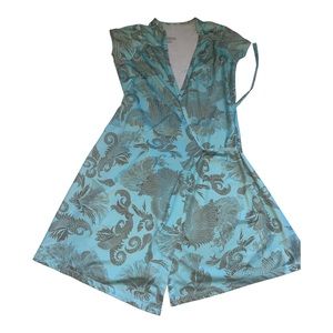 Athleta Floral Wrap Dress Size Medium